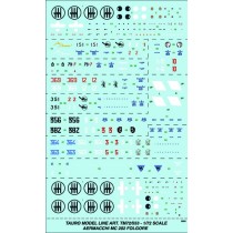 Decals Tauro Model TU72553