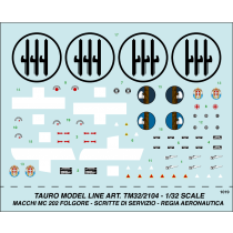 Decals Tauro Model TU322104