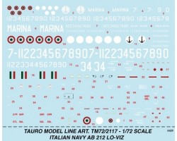 Decals Tauro Model TM722117