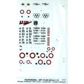 Decals Tauro Model TU72526