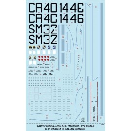 Decals Tauro Model TU72539