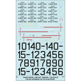 Decals Tauro Model TU48584