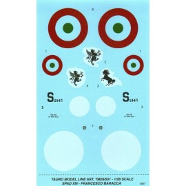 Decals Tauro Model TU28501