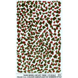 TAUROMODEL WATER DECAL SHEET RED SQUARES 1/72 