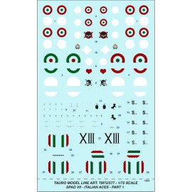 Decals Tauro Model TU72577