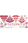 Paper flags Tauro Model TU400A04